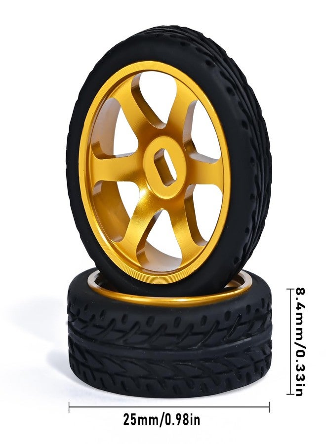 جنوط عجلات أبيندور بستة أضلاع وإطارات سرعة لسيارات التحكم عن بعد بمقياس 1/28، [2 ضيق + 2 عريض] 4 قطع من جنوط سبائك الألومنيوم مقاس 20 مم مع إطارات لسيارات Wltoys K969 K989 P929 AWD XRX AMZ WL DRZ GLA BZ - Image 4